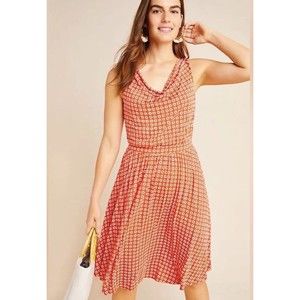 Anthropologie Maeve Brianne Cowl Neck Dress